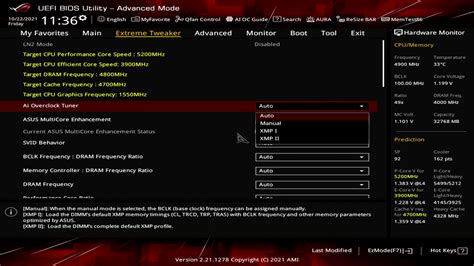 05v) Thats all. . Ai overclock tuner xmp 1 or 2